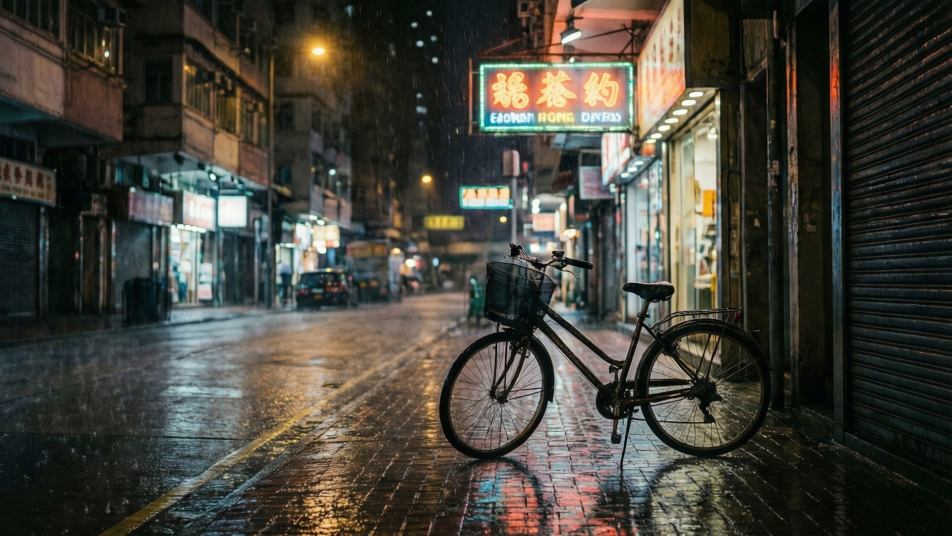 孤獨單車之夜 壁紙