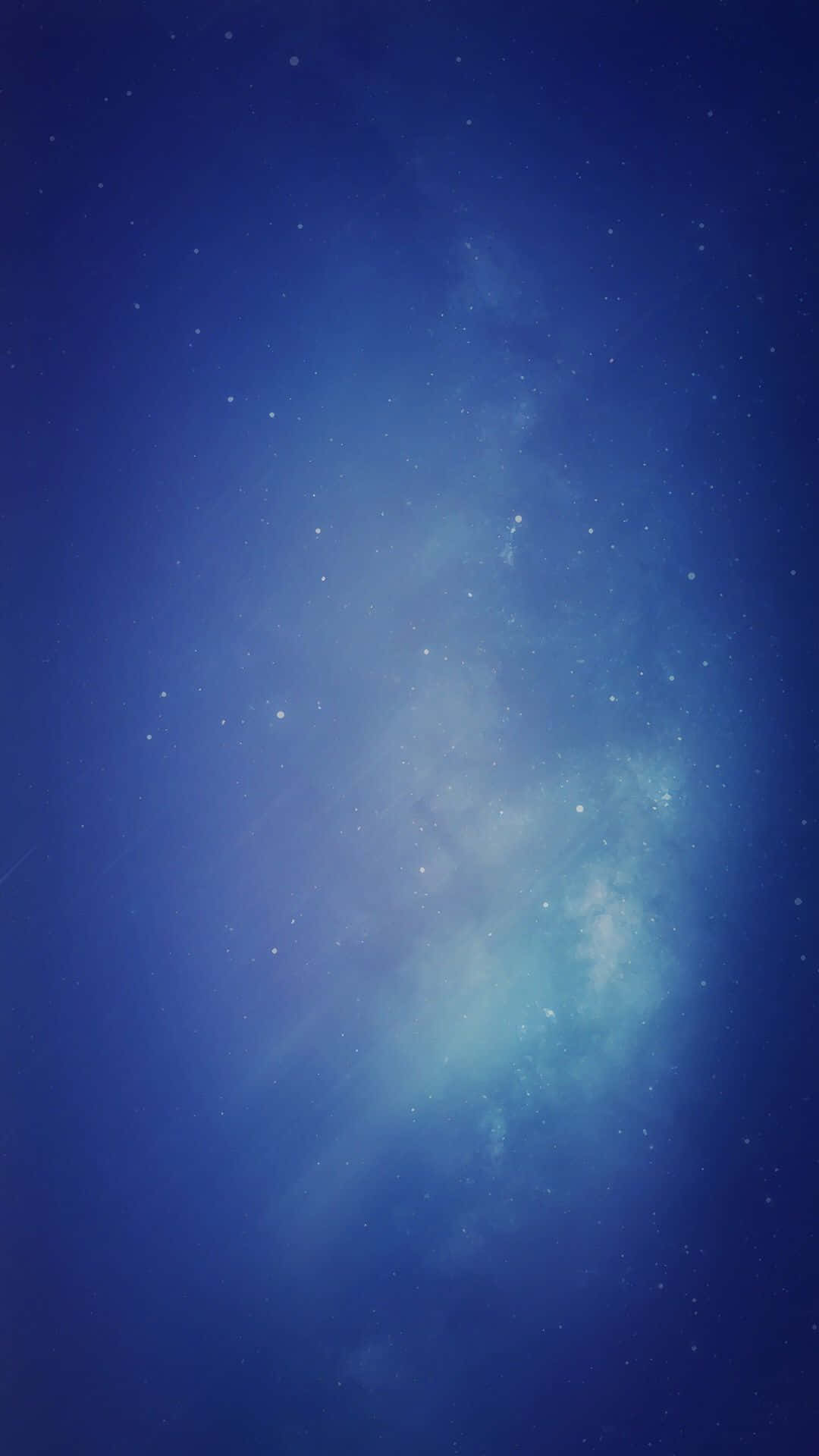 深藍色太空充滿了發光的星雲和閃爍的星星。