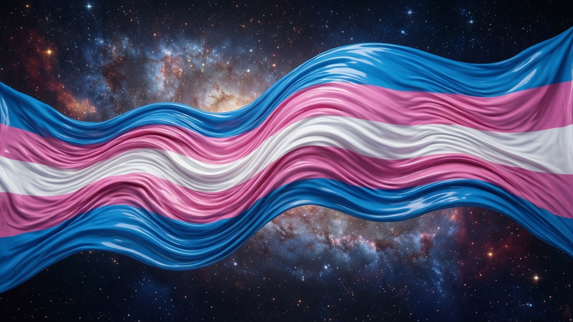 宇宙旗幟飄揚 壁紙