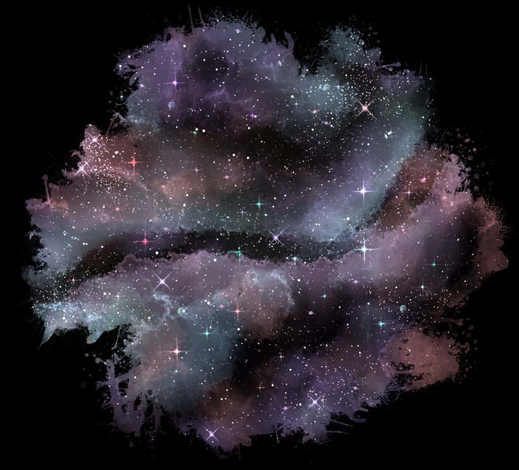 宇宙星雲藝術作品