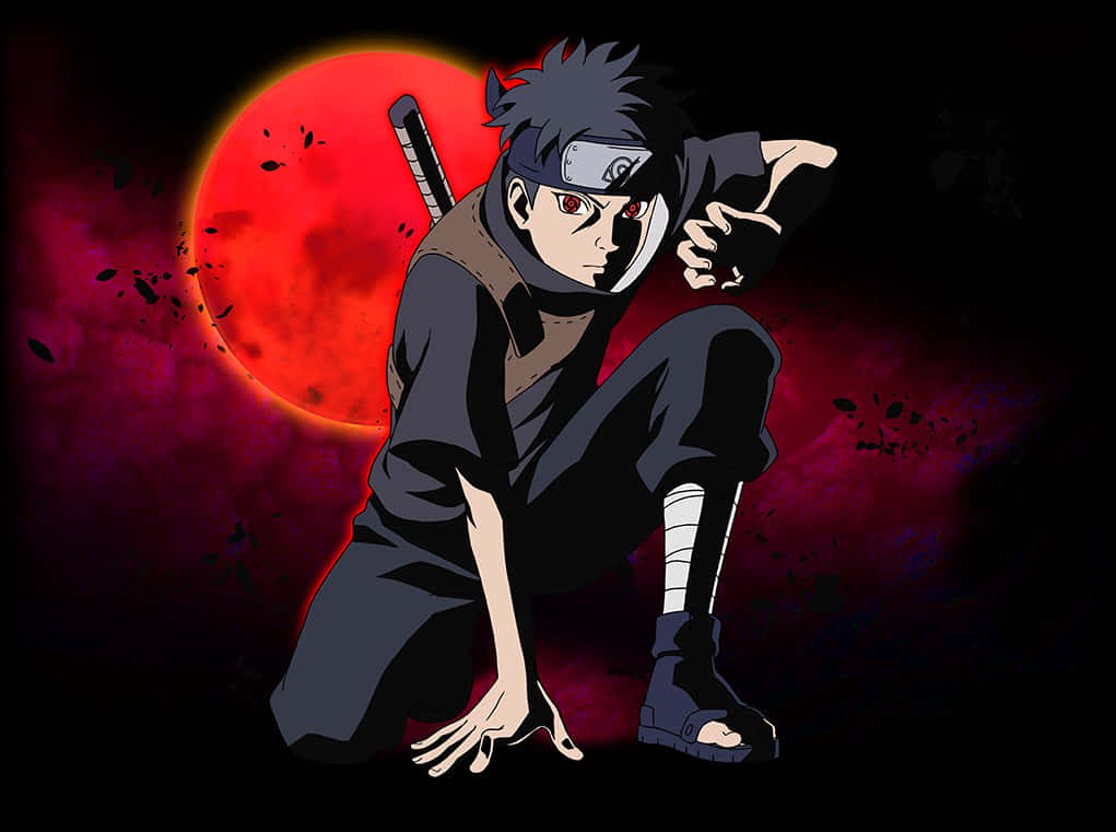 宇智波伊邪那美紅月背景