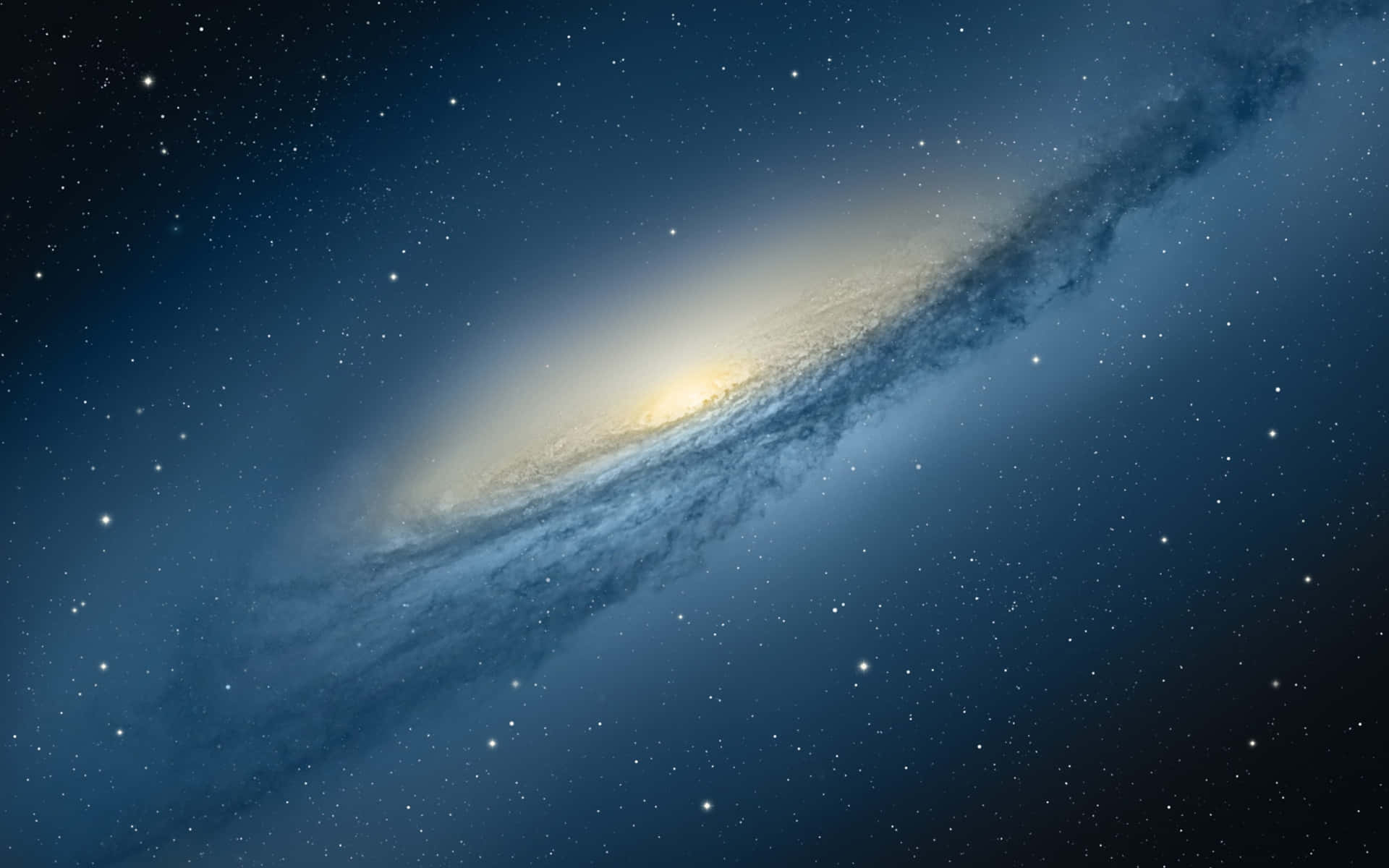 一個螺旋星系，具有明亮的核心和充滿恆星和宇宙塵埃的旋轉臂。