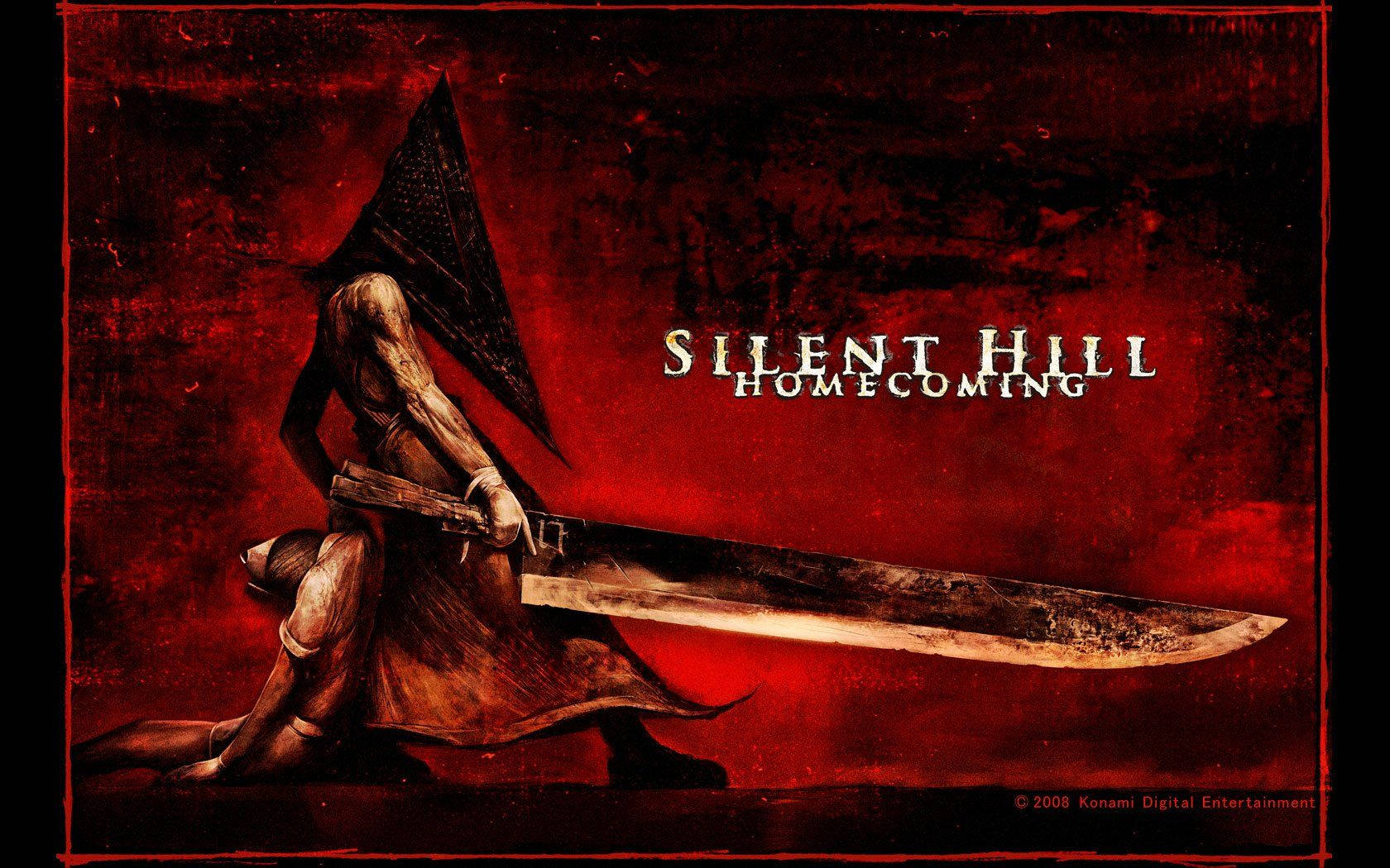 Silent Hill Homecoming 遊戲角色，大劍，紅色恐怖場景