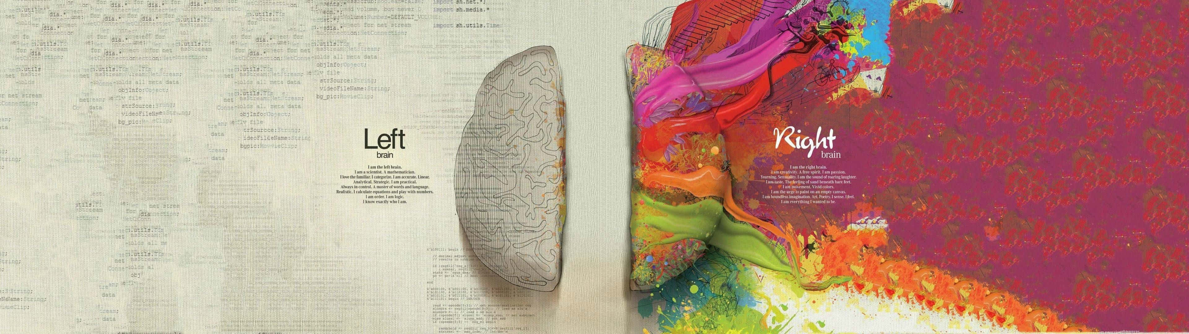 寧靜山景日出 壁紙 — 一個分割的牆紙，將有紋理紙上的柔和灰色大腦與充滿活力的抽象色彩爆發形成對比。