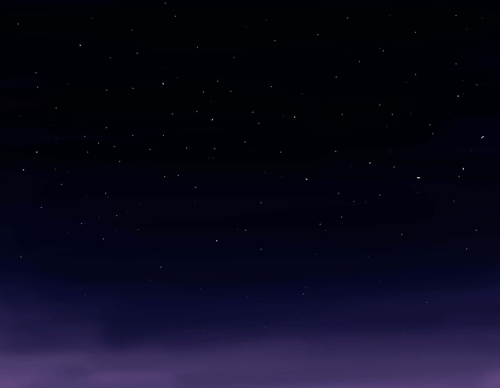 星空 桌布 壁紙 — 寧靜的夜空漸變色，從深紫色到黑色，點綴著閃爍的星星。