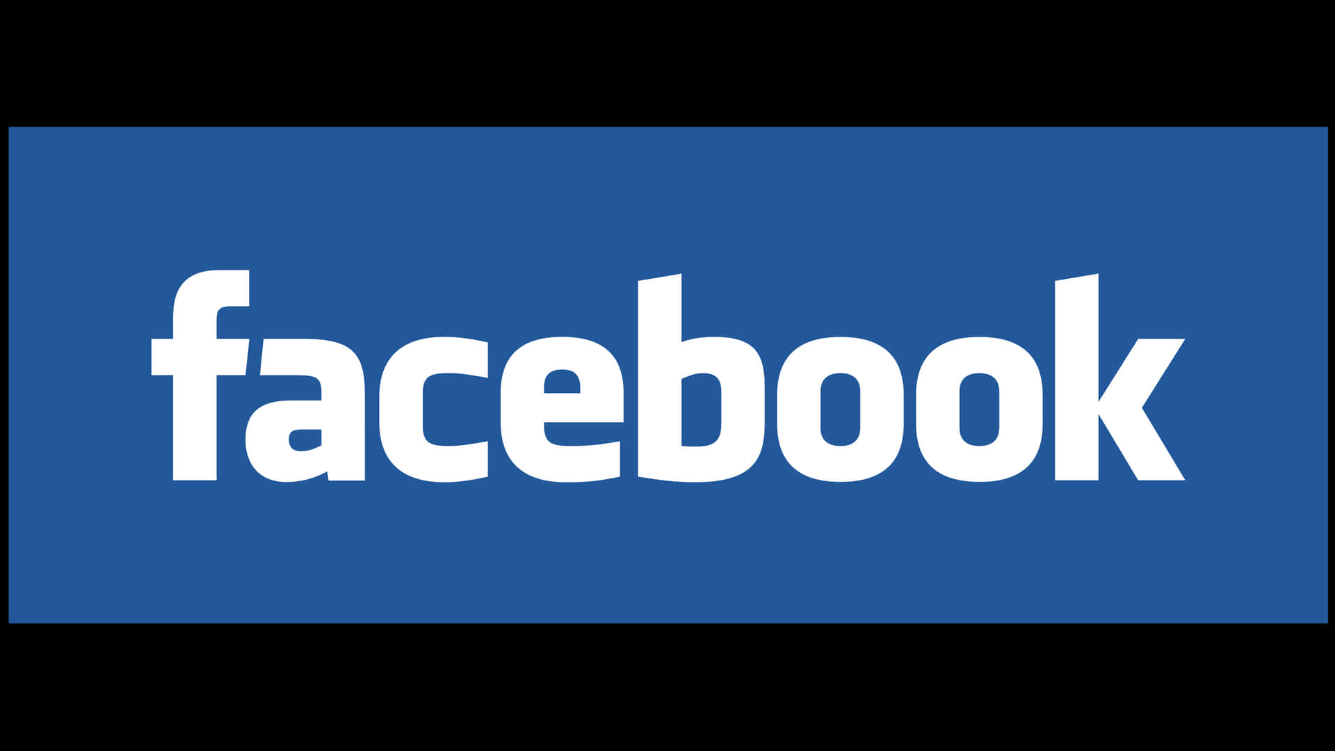 藍色背景上帶白色文字的Facebook標誌