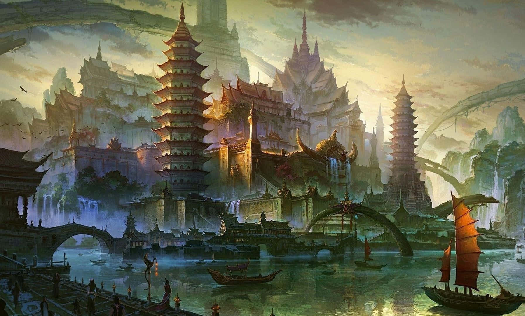 寺廟圖片 壁紙