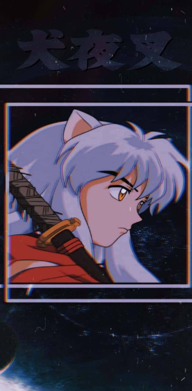 銀髮狗耳的動漫戰士，在星空夜空下持劍。