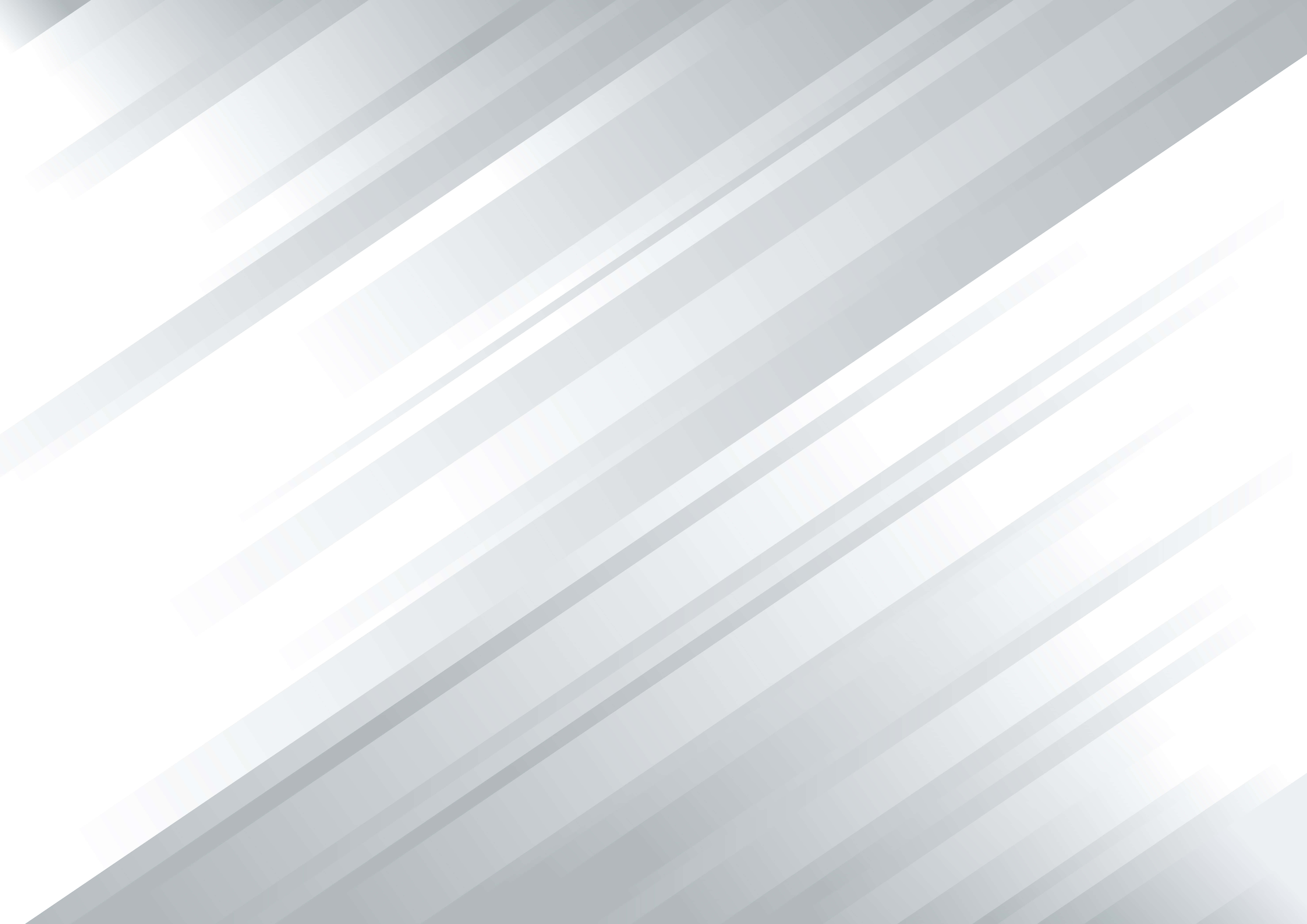 Stripes 桌布 壁紙 — 對角銀色和白色條紋營造出帶有柔和漸變的時尚現代抽象背景。