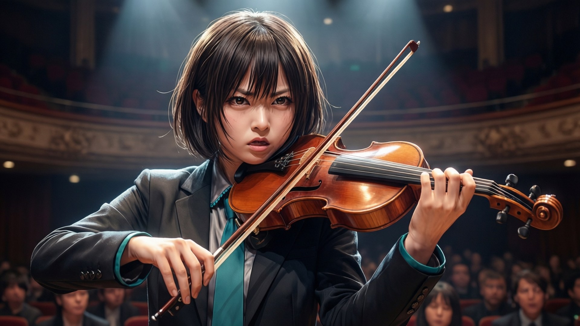 小提琴演奏 壁紙