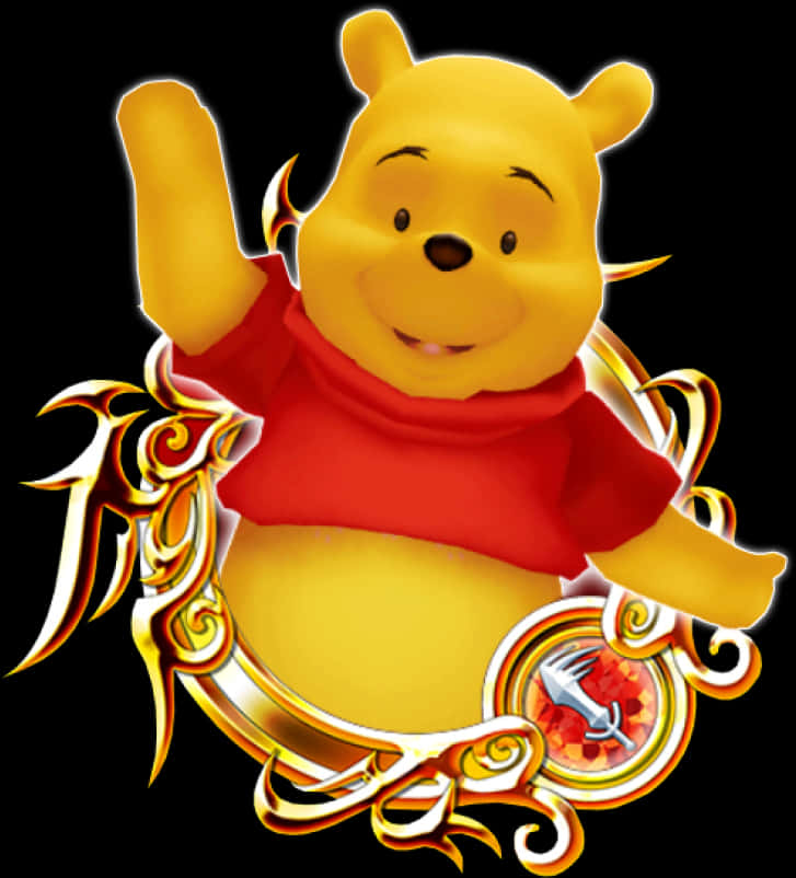 小熊維尼揮手