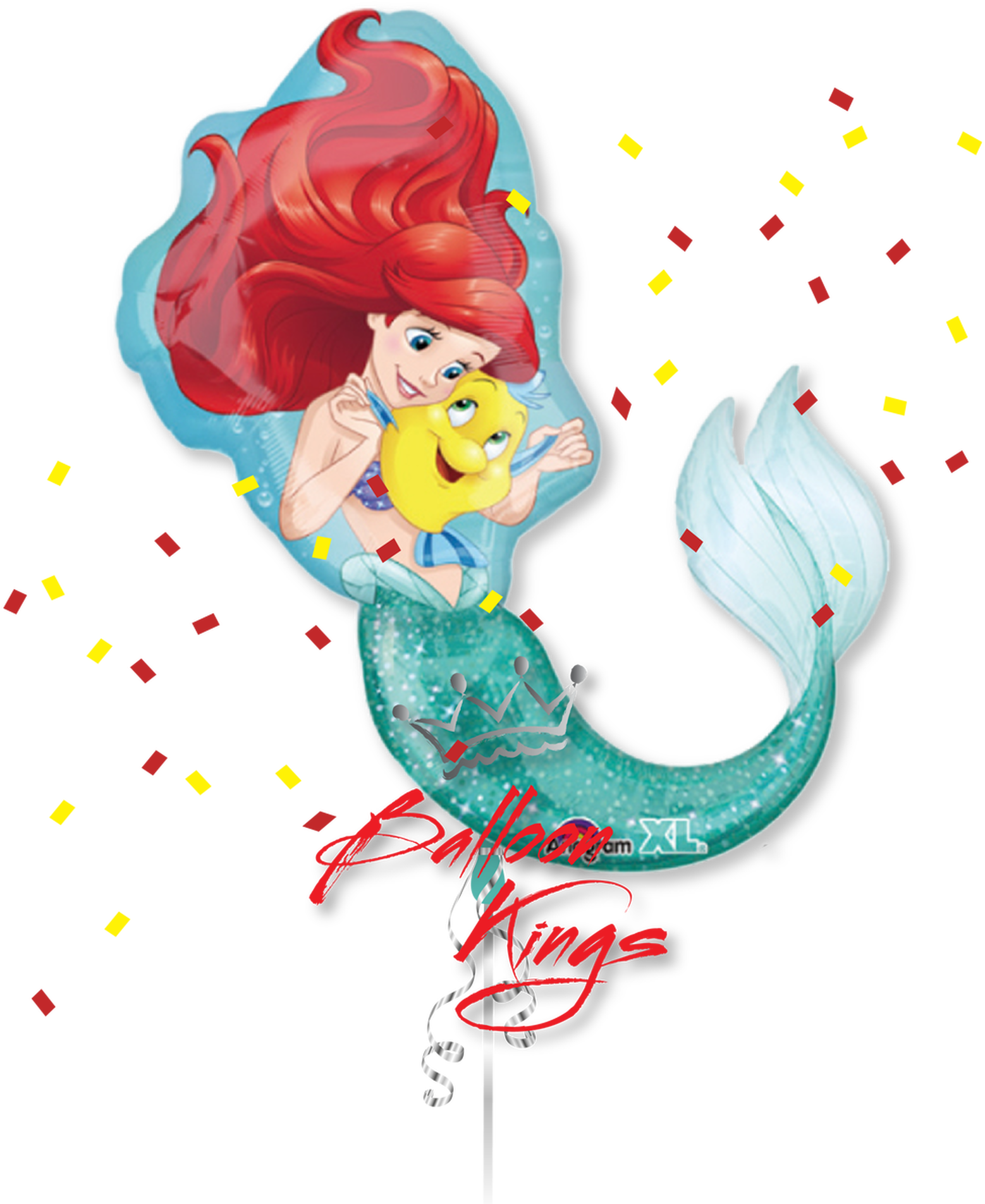 小美人魚氣球設計 壁紙