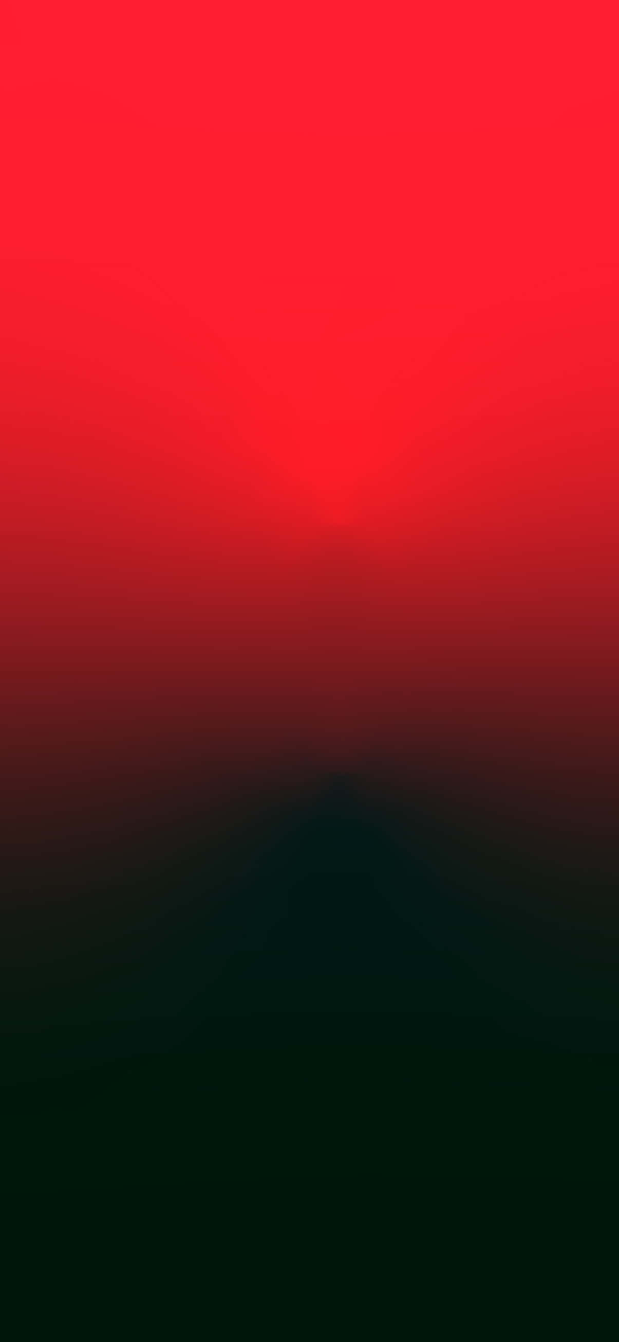 展現時尚魅力的黑紅 iPhone 壁紙 — 由火紅色漸變至深黑色的背景，中央有一個發光點，營造出極簡抽象風格。