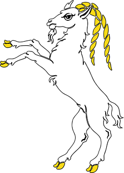 山羊昂首剪影 壁紙