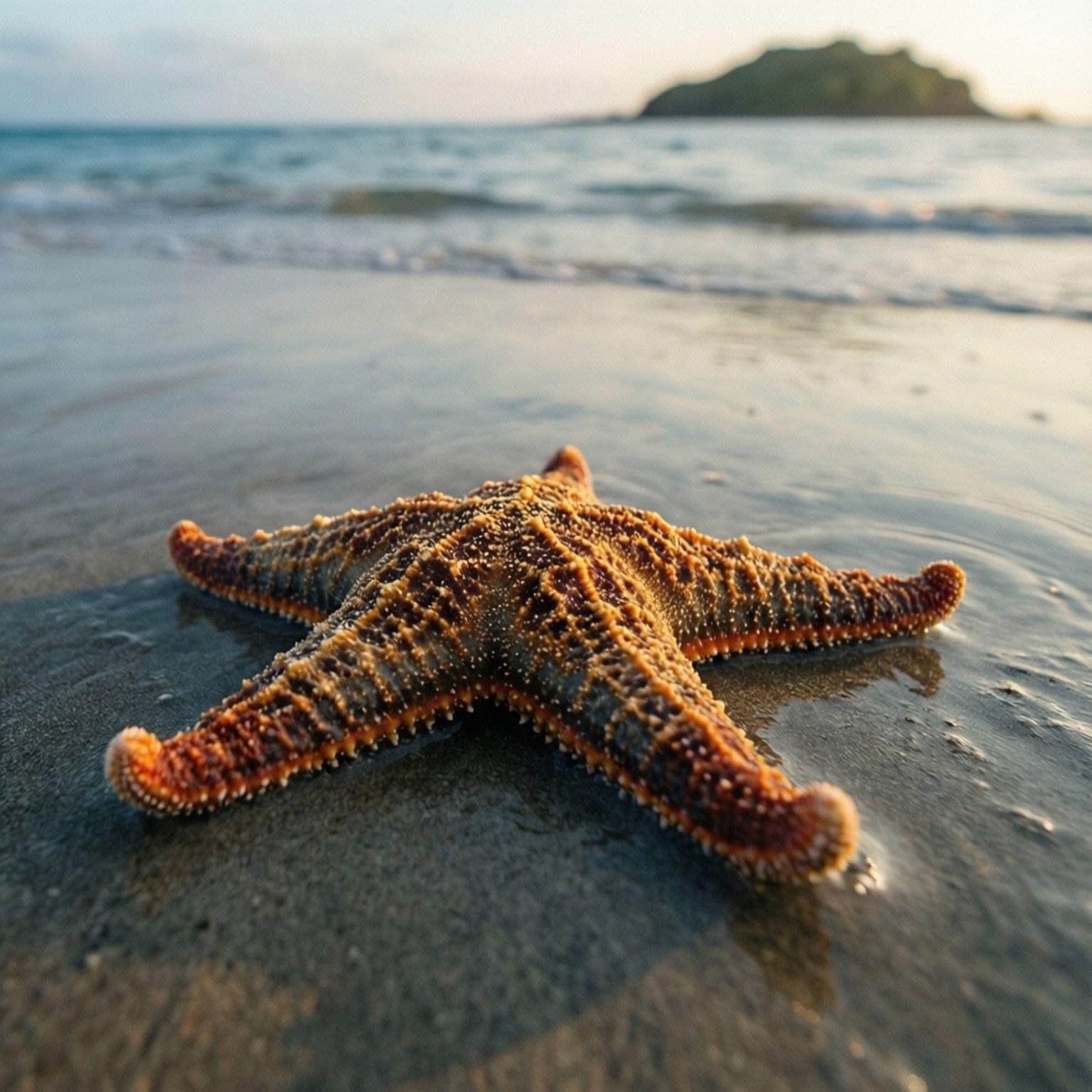 島嶼海星清晨 壁紙