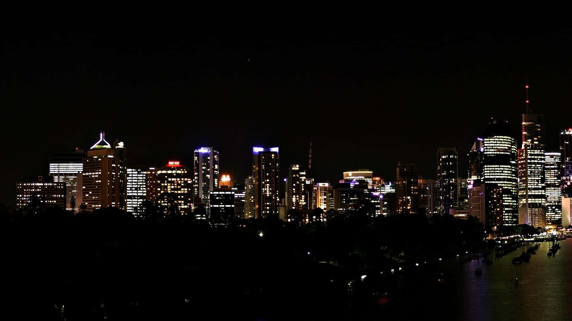 深色城市背景 — 暗夜城市 壁紙