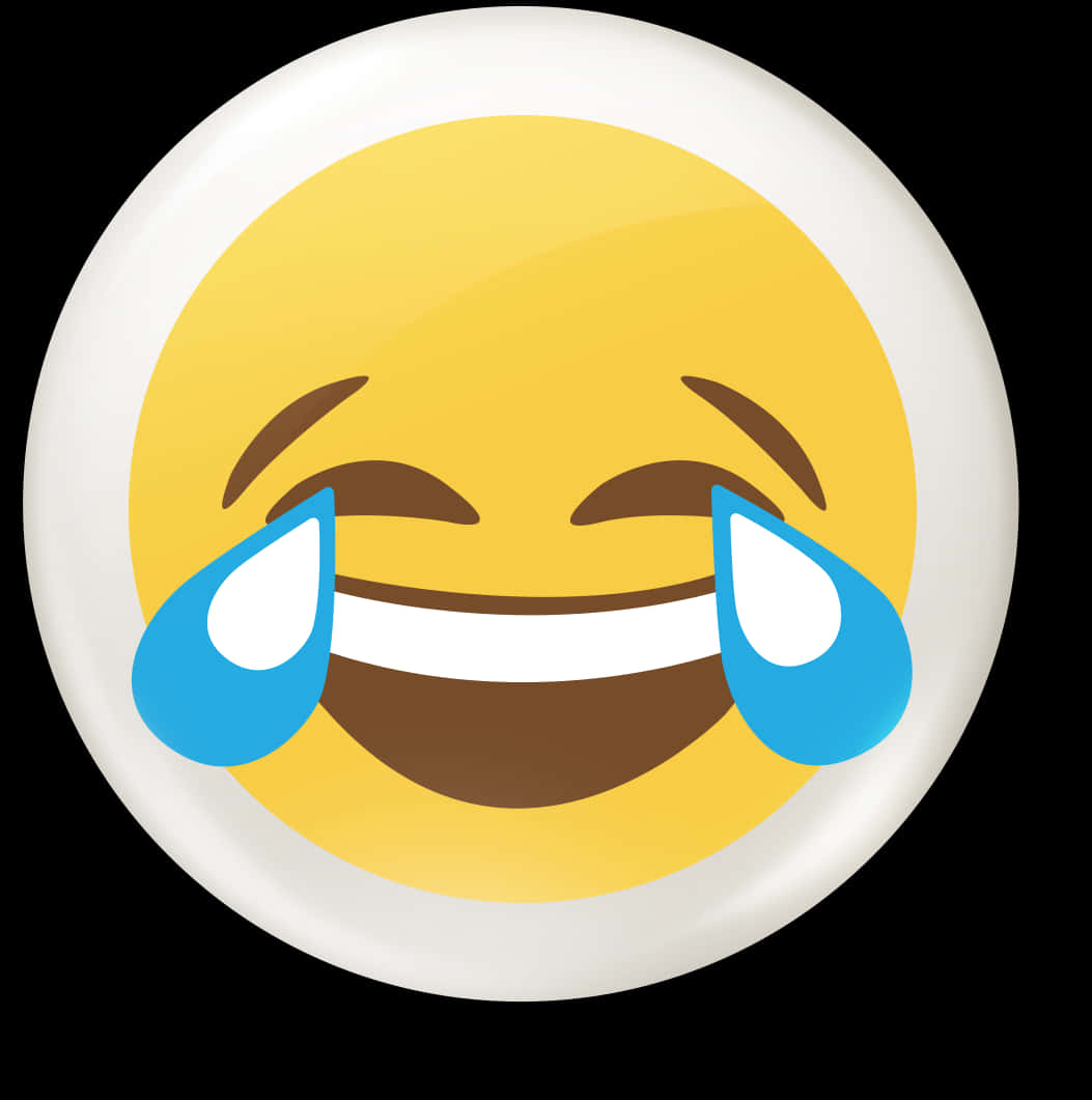 帶淚笑臉表情符號
