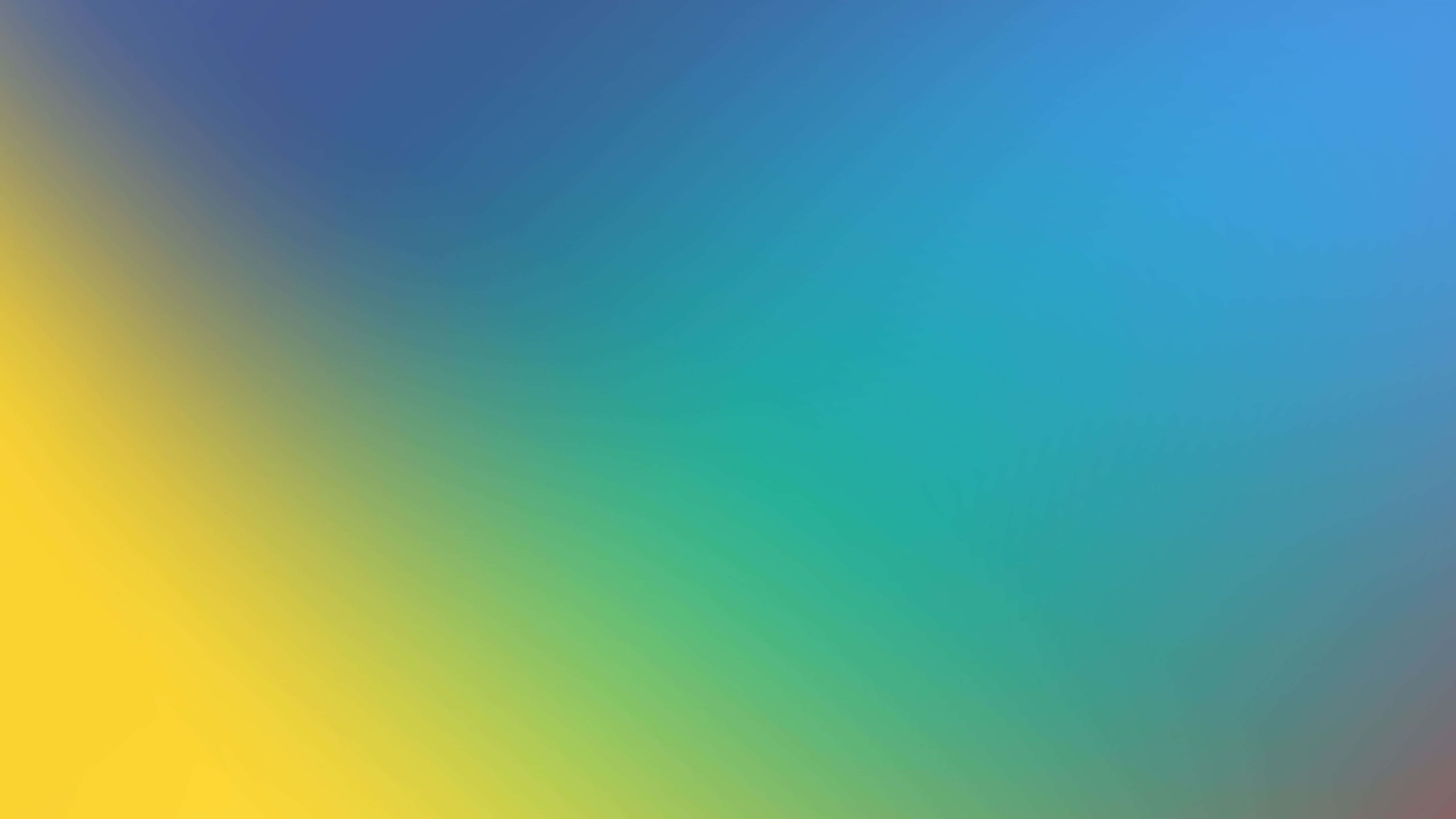 Yellow Gradient 桌布 壁紙 — 平滑漸變壁紙，混合黃色、藍色和藍綠色，帶有柔和對角線條紋。