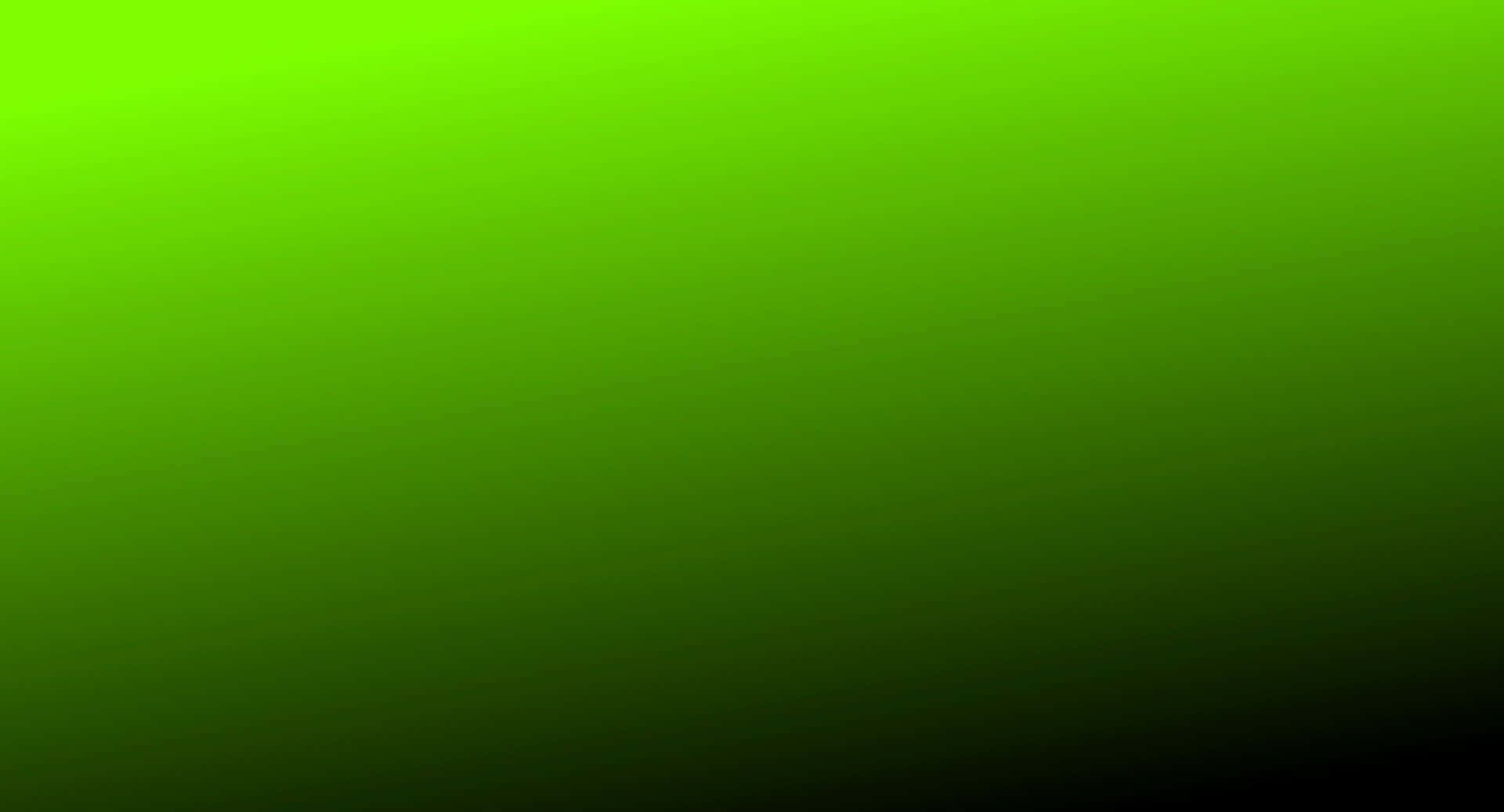 Green Gradient 桌布 壁紙 — 平滑漸變從頂部的亮青檸綠色過渡到底部的深森林綠色，逐漸淡出為黑色。