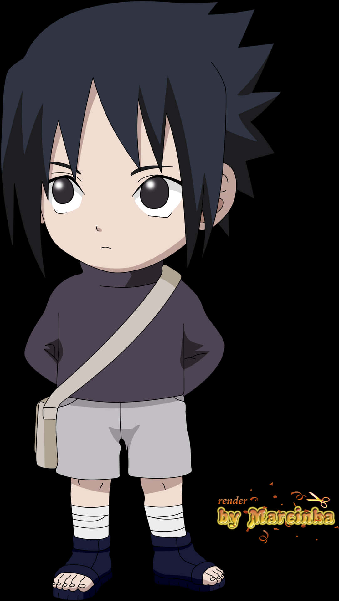Chibi Sasuke By Marcinha - Sasuke Chibi