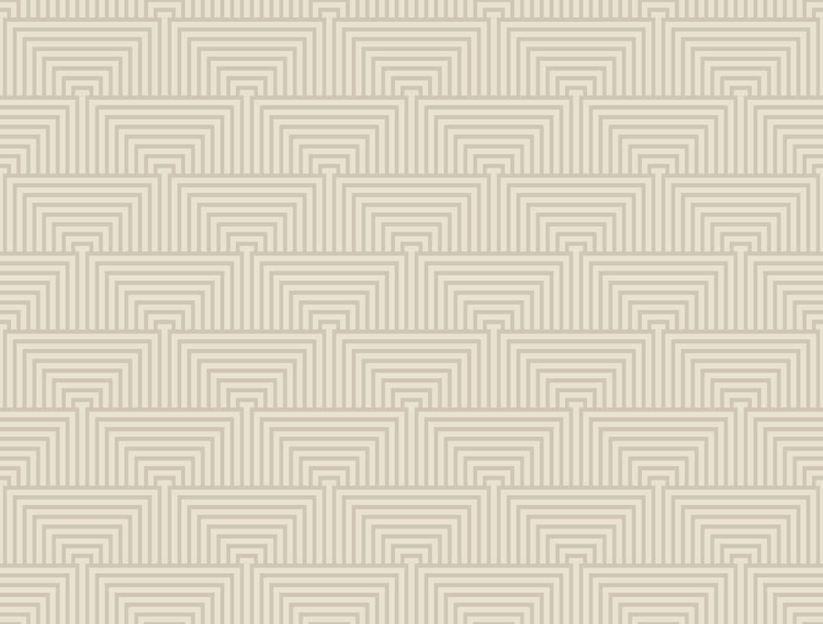 Kinetic Art 桌布 壁紙 — 幾何圖案牆紙，以米色和奶油色重複矩形圖案，呈現簡約設計。
