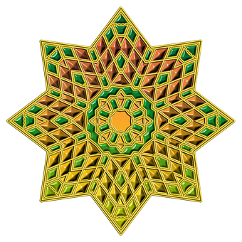 幾何星形圖案 壁紙