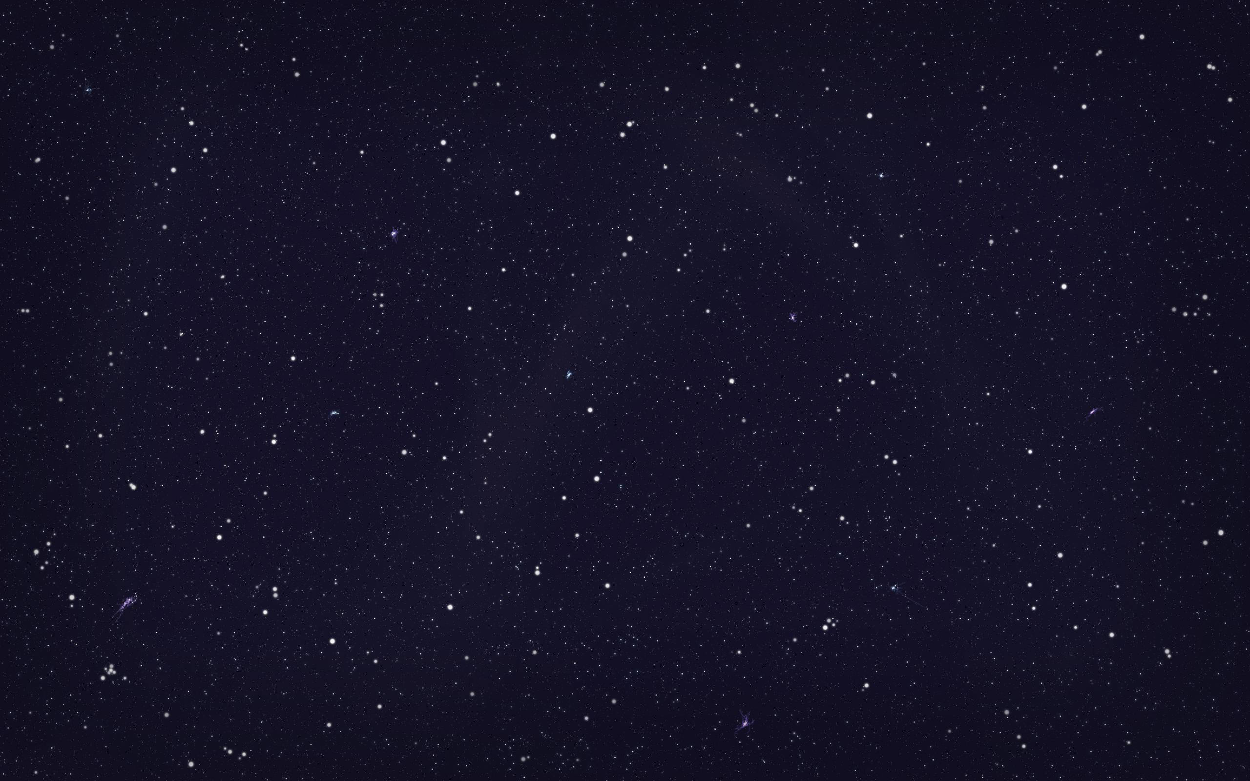 星星 桌布 壁紙 — 廣闊黑暗的夜空，充滿無數閃爍的星星和微弱的宇宙星雲。