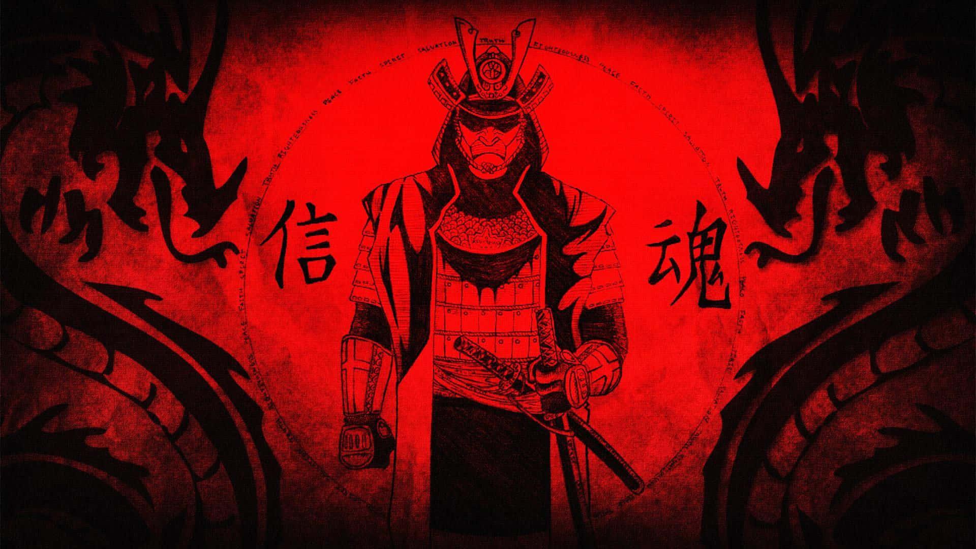 強而有力且具象徵性；一位挺身而出的武士 壁紙