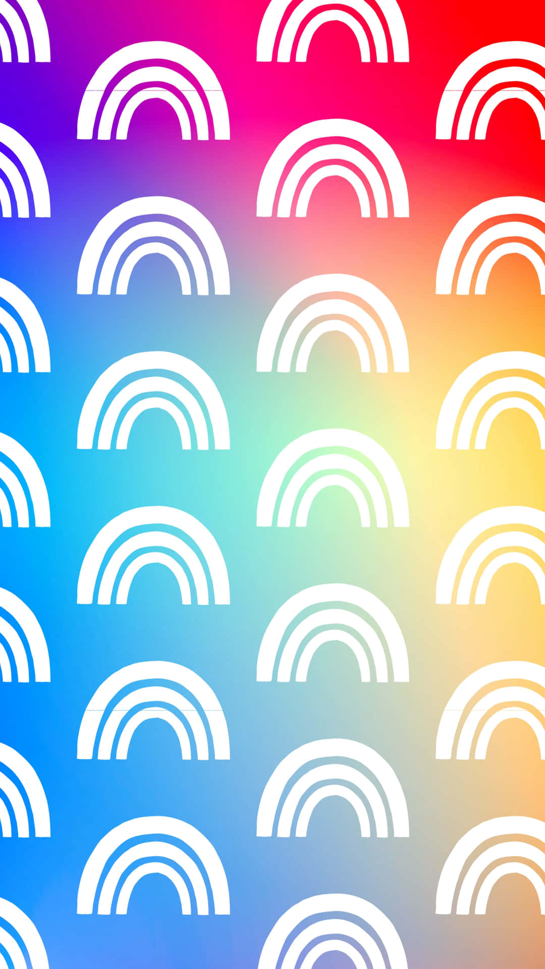 彩虹 2160 x 3840 背景 壁紙