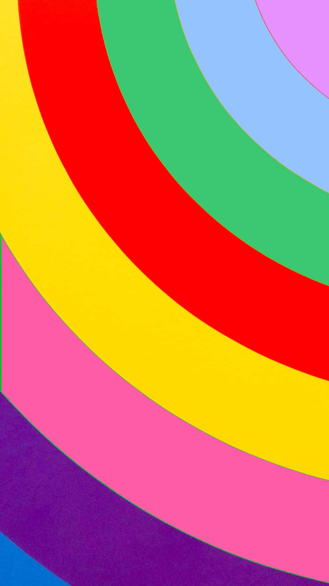 彩虹 2160 x 3840 背景 壁紙