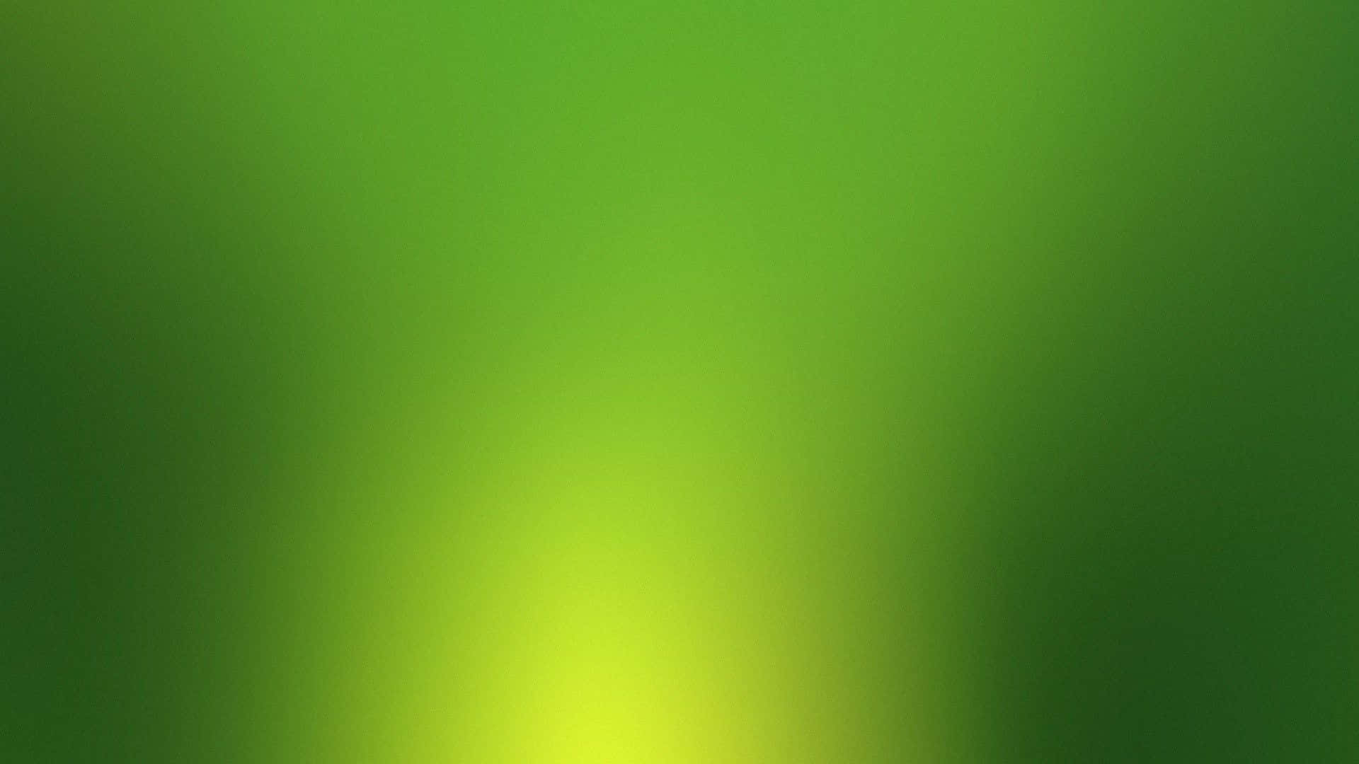 Green Gradient 桌布 壁紙 — 從亮黃色中心到深綠色邊緣的平滑綠色漸變。