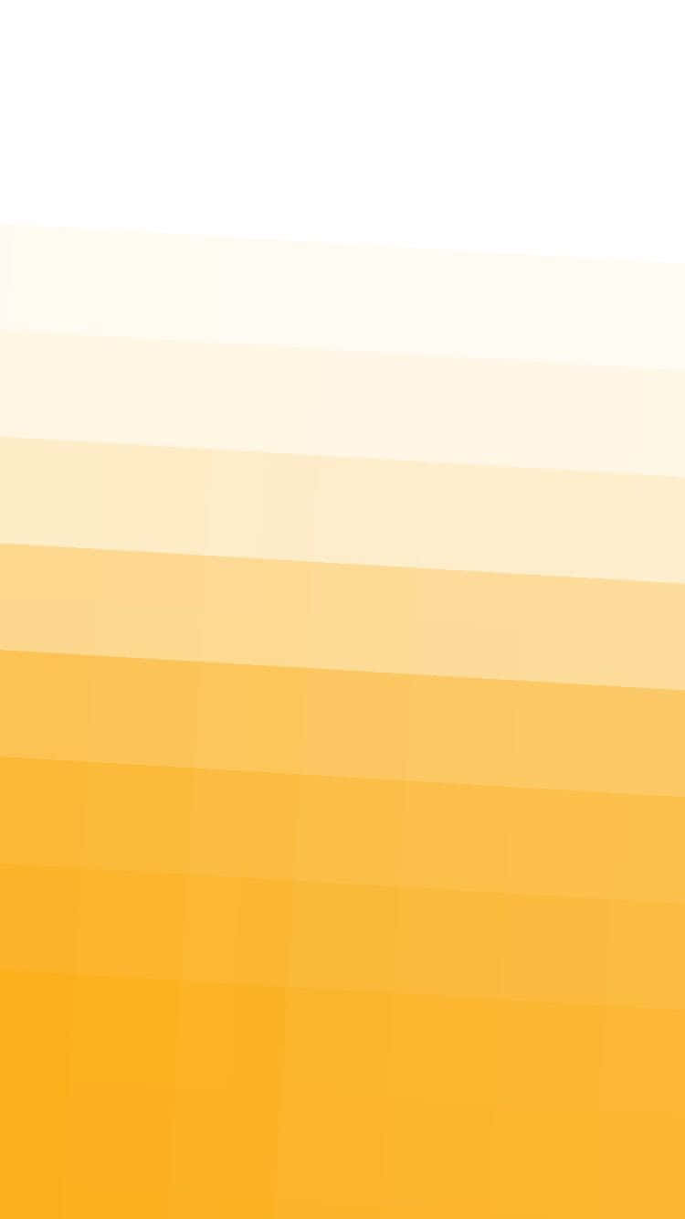Yellow Gradient 桌布 壁紙 — 從奶油色到充滿活力的橙色柔和漸變，以水平條帶呈現，帶有微妙的像素化紋理。