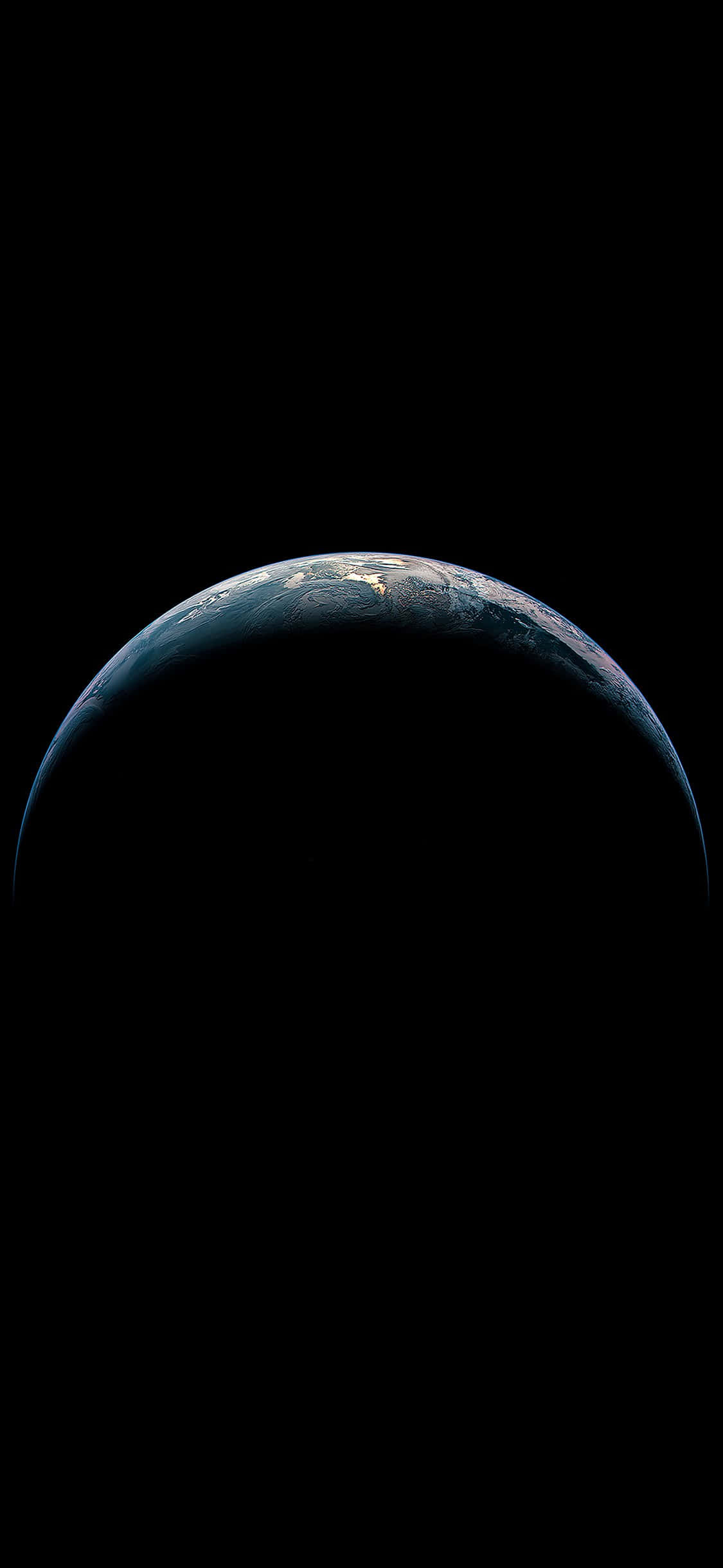 planet earth 桌布 壁紙 — 從虛空中升起的地球令人嘆為觀止的景象，沿著彎曲的地平線閃爍著城市燈光。