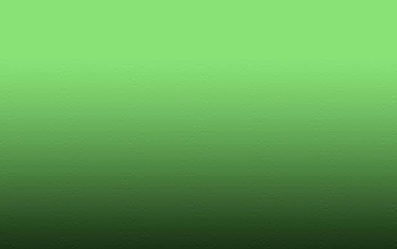 Green Gradient 桌布 壁紙 — 從頂部的亮青檸綠色平滑過渡到底部的深森林綠色。