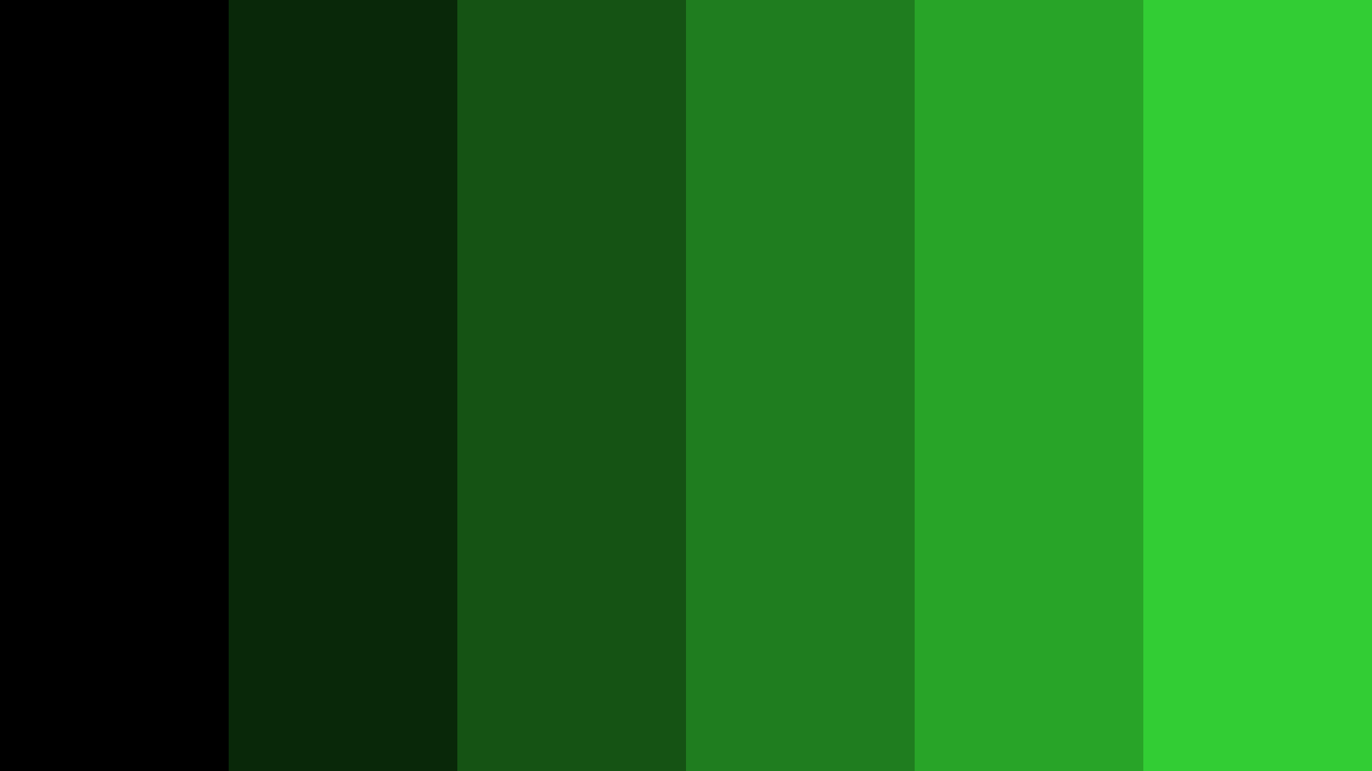 Green Gradient 桌布 壁紙 — 從黑色到亮綠色的漸變綠色垂直條紋。