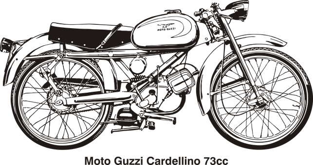 復古 Moto Guzzi Cardellino 機車