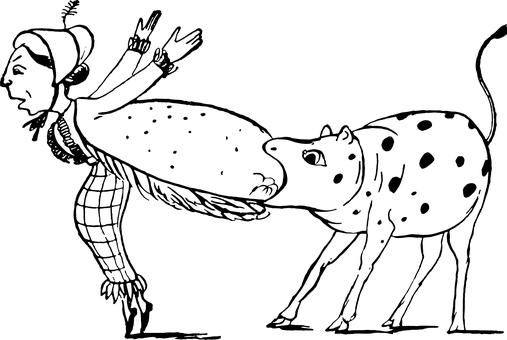 復古黑色剪影肖像 壁紙