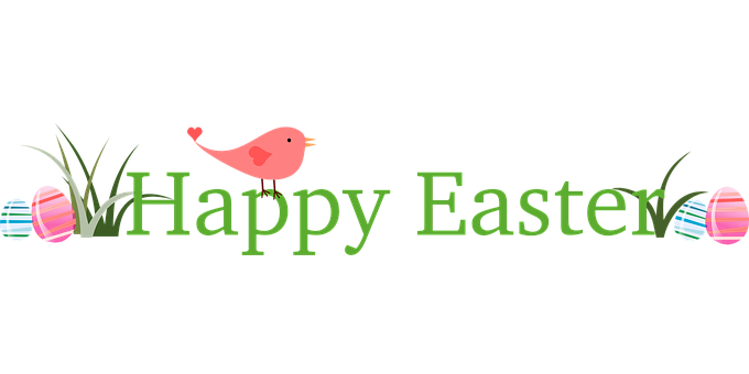 復活節祝賀與雀鳥及蛋 壁紙