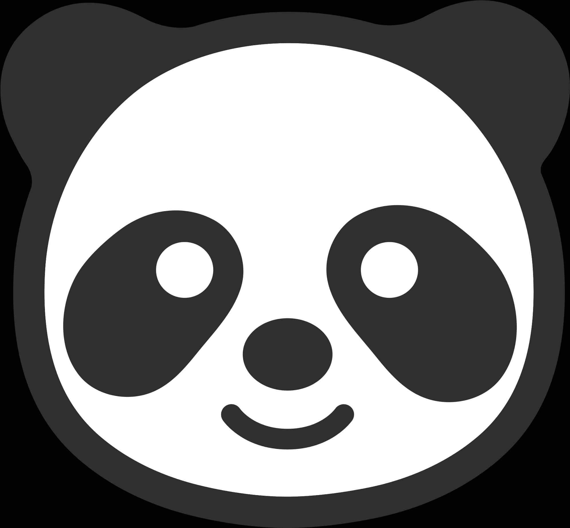 微笑熊貓圖標 壁紙