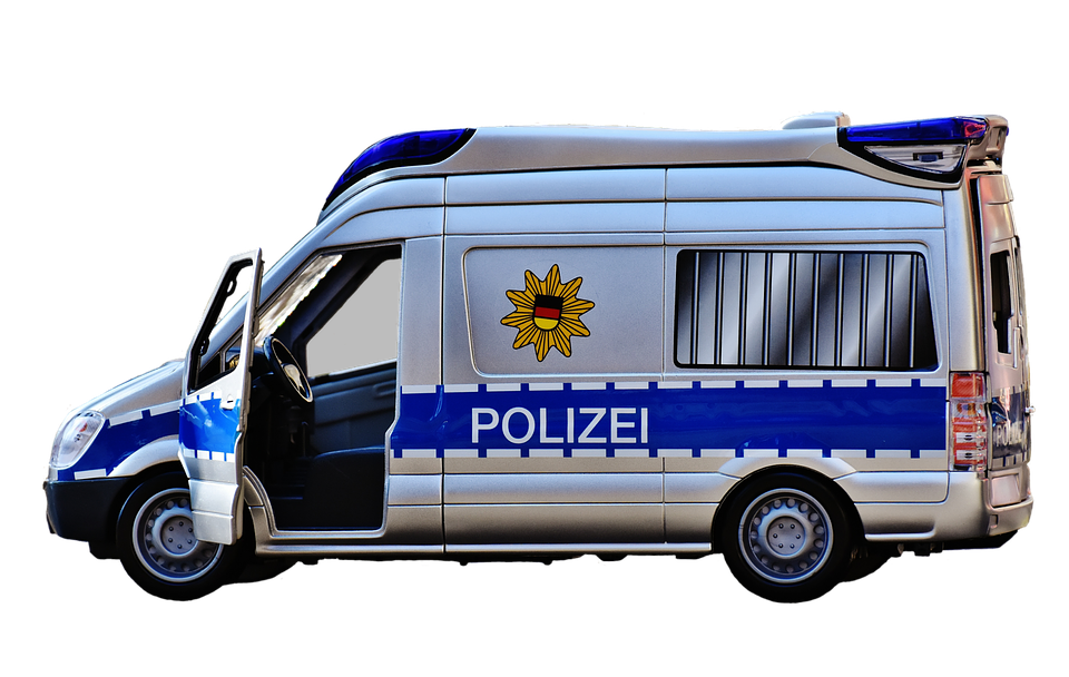 德國警車側面 壁紙