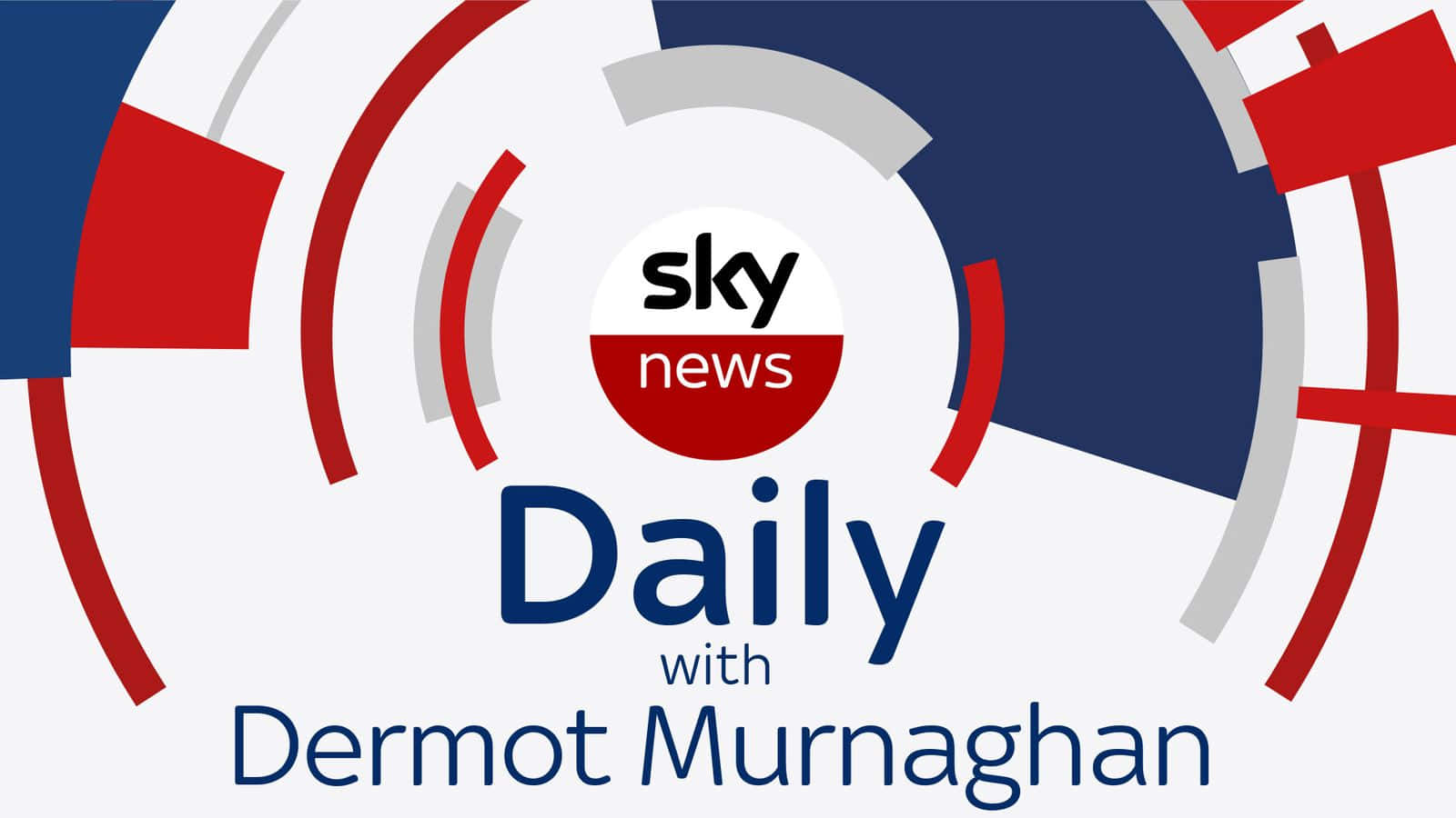 Sky News Daily 與 Dermot Murnaghan 的廣播圖形標誌。