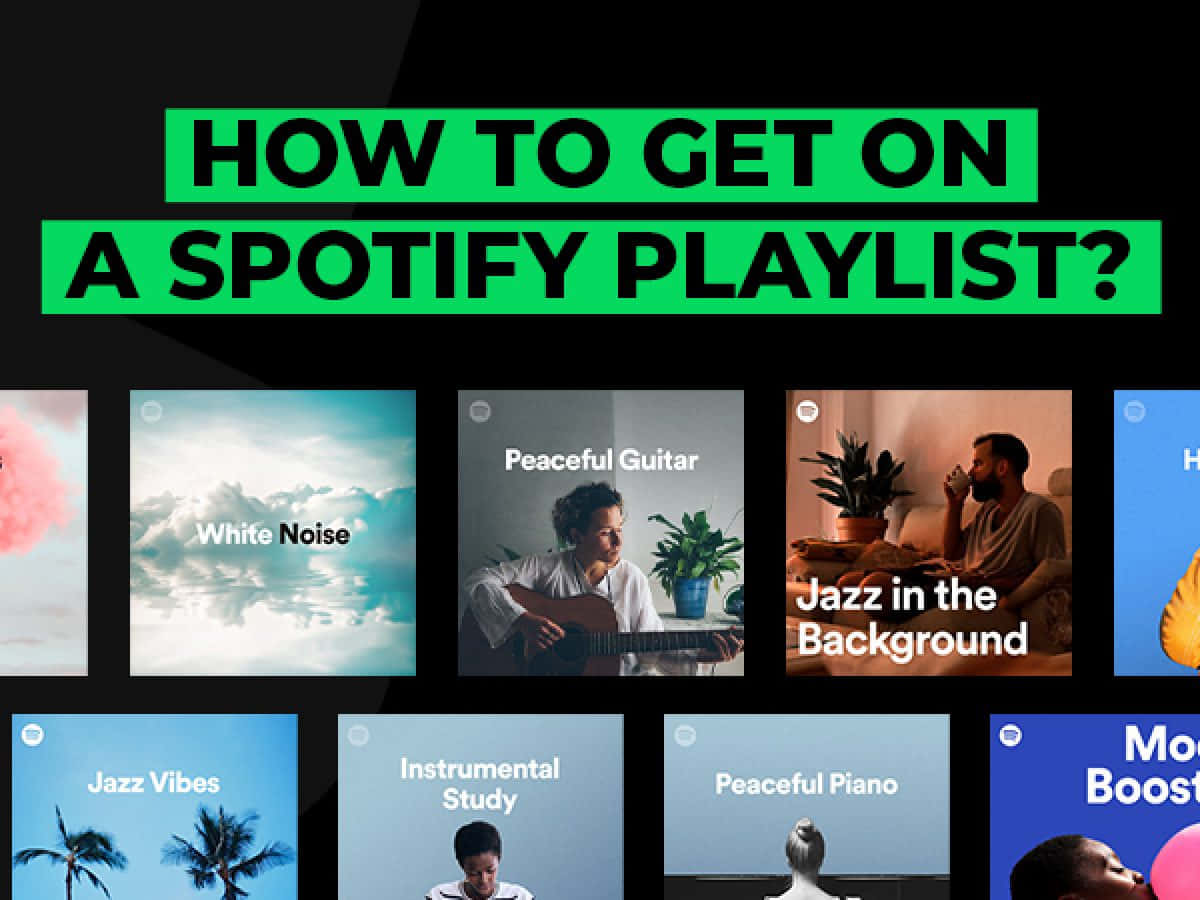 用於放鬆音樂類型（如爵士樂和白噪音）的Spotify播放清單封面網格。