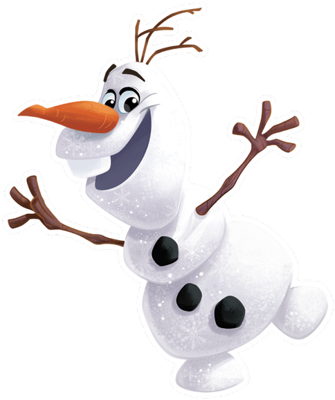快樂卡通雪人 壁紙 — 一個快樂的動畫雪人，有胡蘿蔔鼻子和樹枝手臂，在黑色背景上咧嘴大笑。