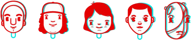 怪奇物語角色插畫 壁紙