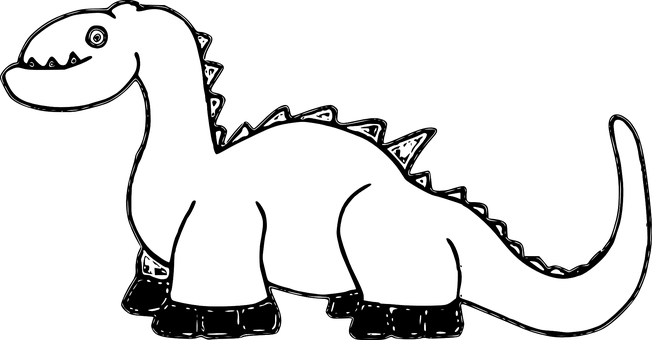 恐龍剪影襯托夕陽 壁紙