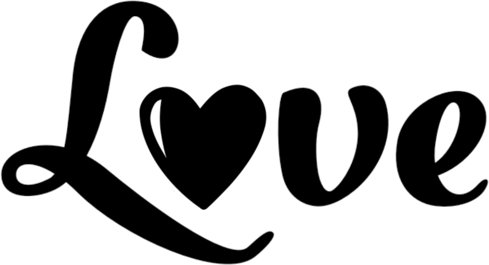 愛字書法黑白設計 壁紙 — 純黑色背景，沒有可見的元素或細節。