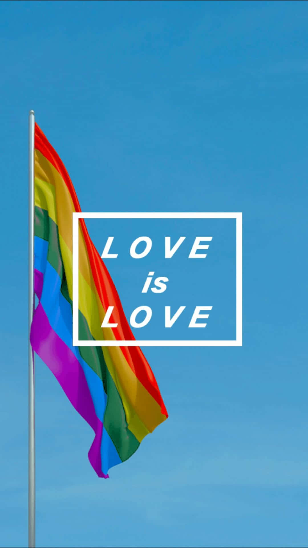 愛就是愛 美學 LGBT 彩虹 壁紙