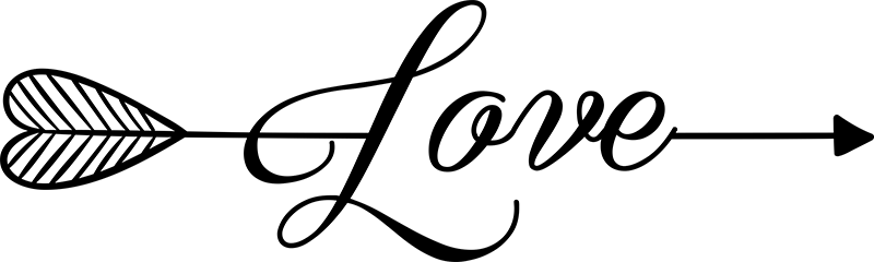 愛心箭嘴圖案 壁紙