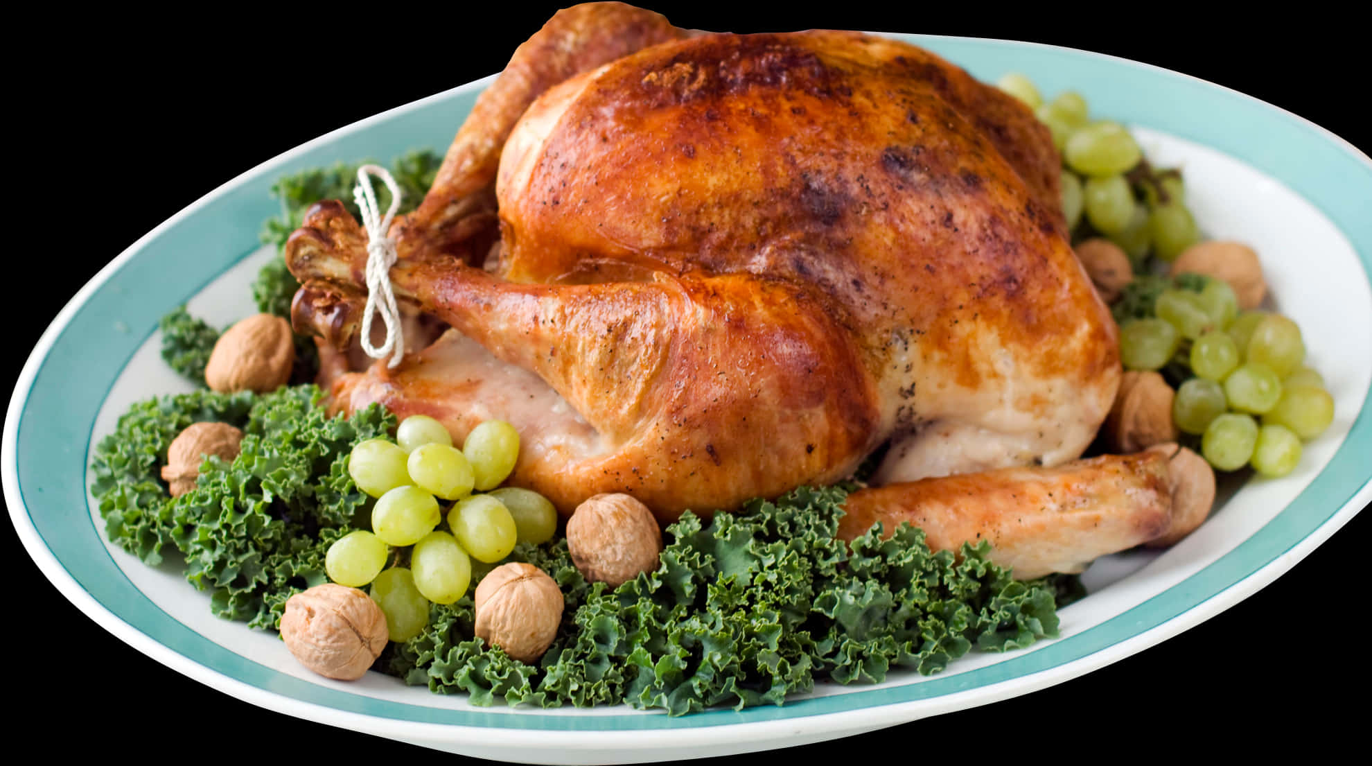 感恩節烤火雞拼盤 壁紙