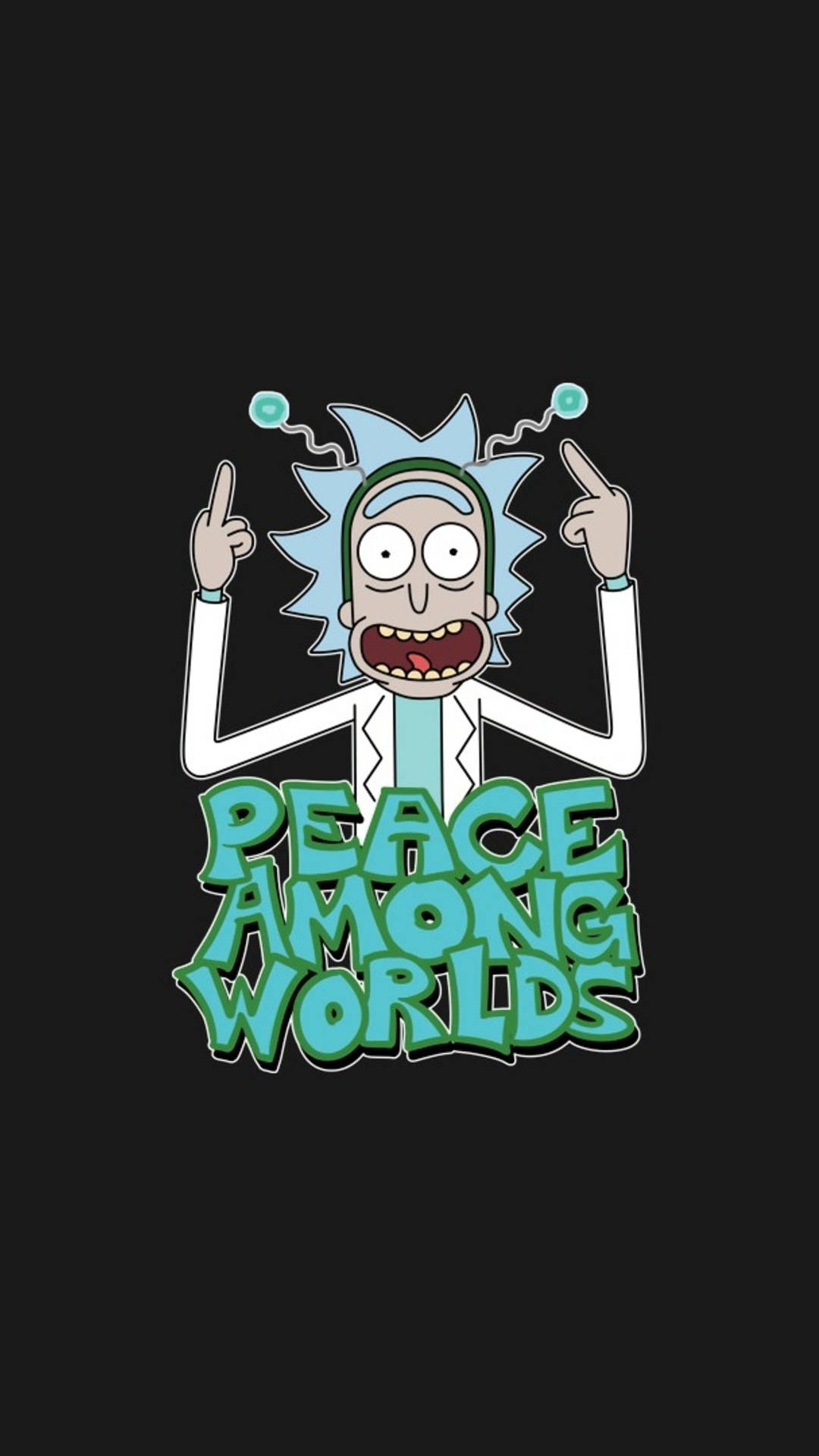 《瑞克和莫蒂》中的瑞克·桑切斯與文字 peace among worlds